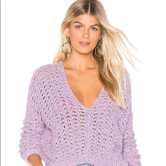 Free People Sweaters - NWT Free People Best of You Sweater in Purple Moon